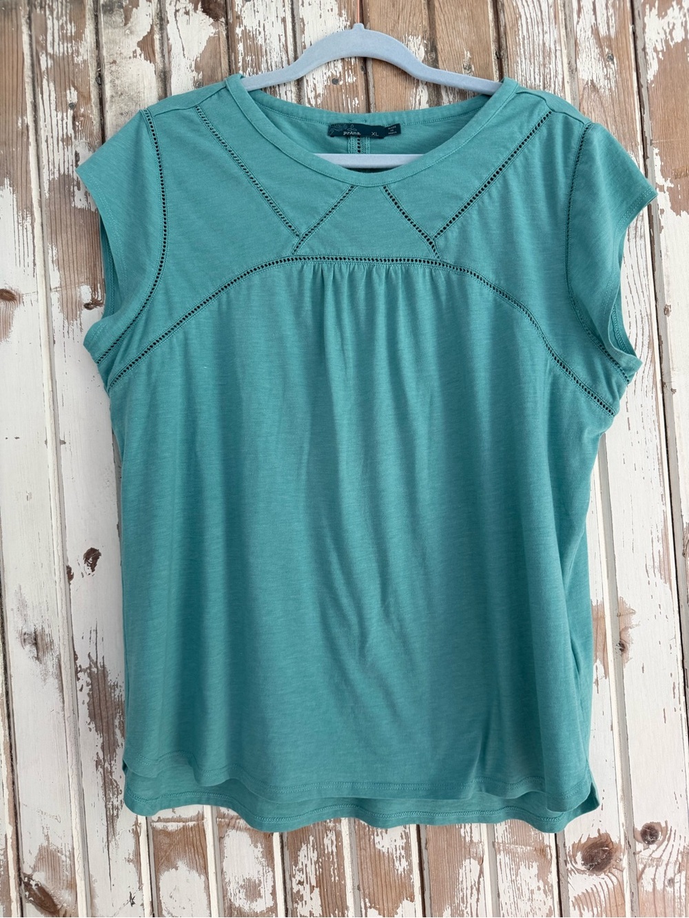 Women’s Teal Cap Sleeve Top - Unbranded